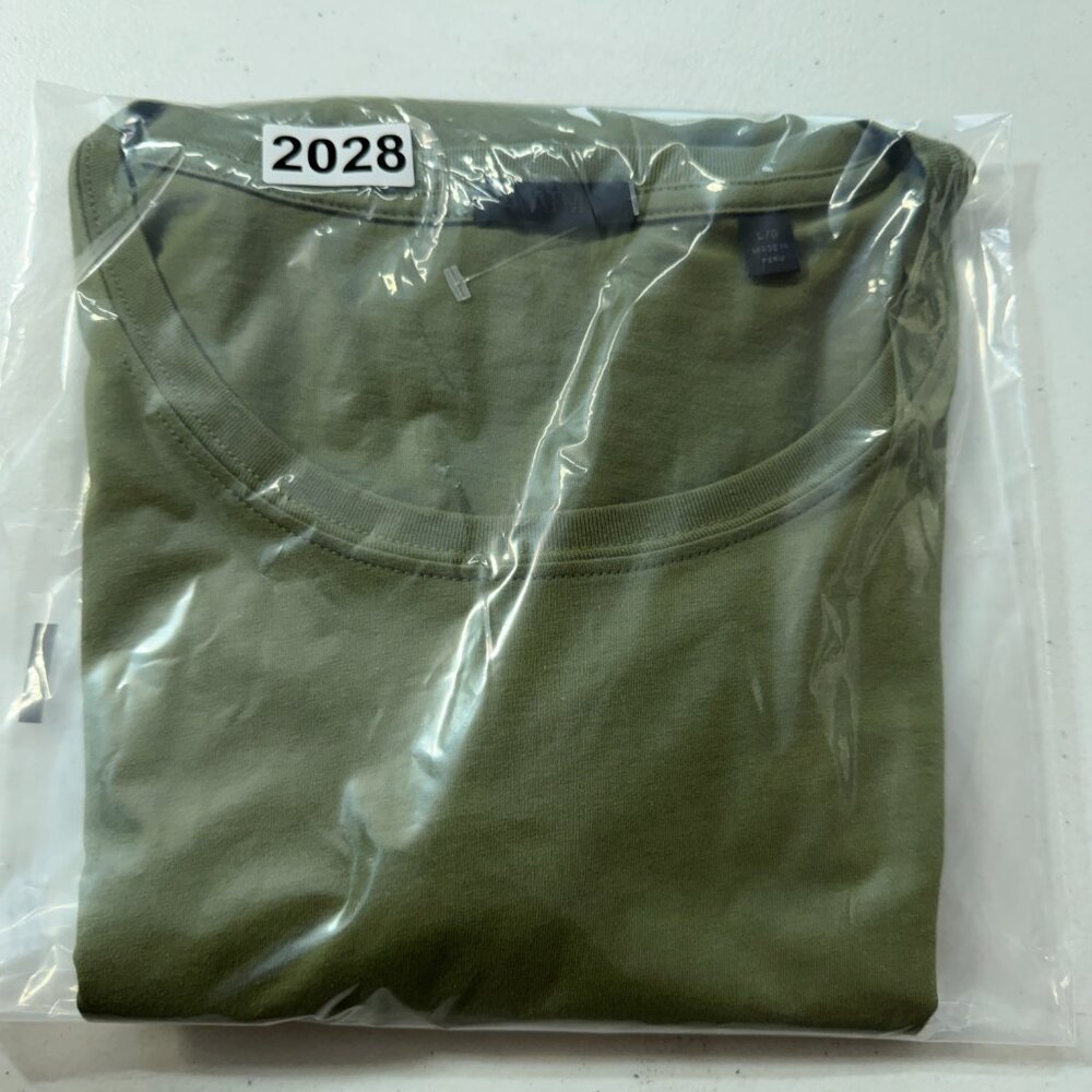 ATM Anthony Thomas Melillo Olive Green Long Sleeve Scoop Neck Tee Women's L NWOT - Picture 12 of 12